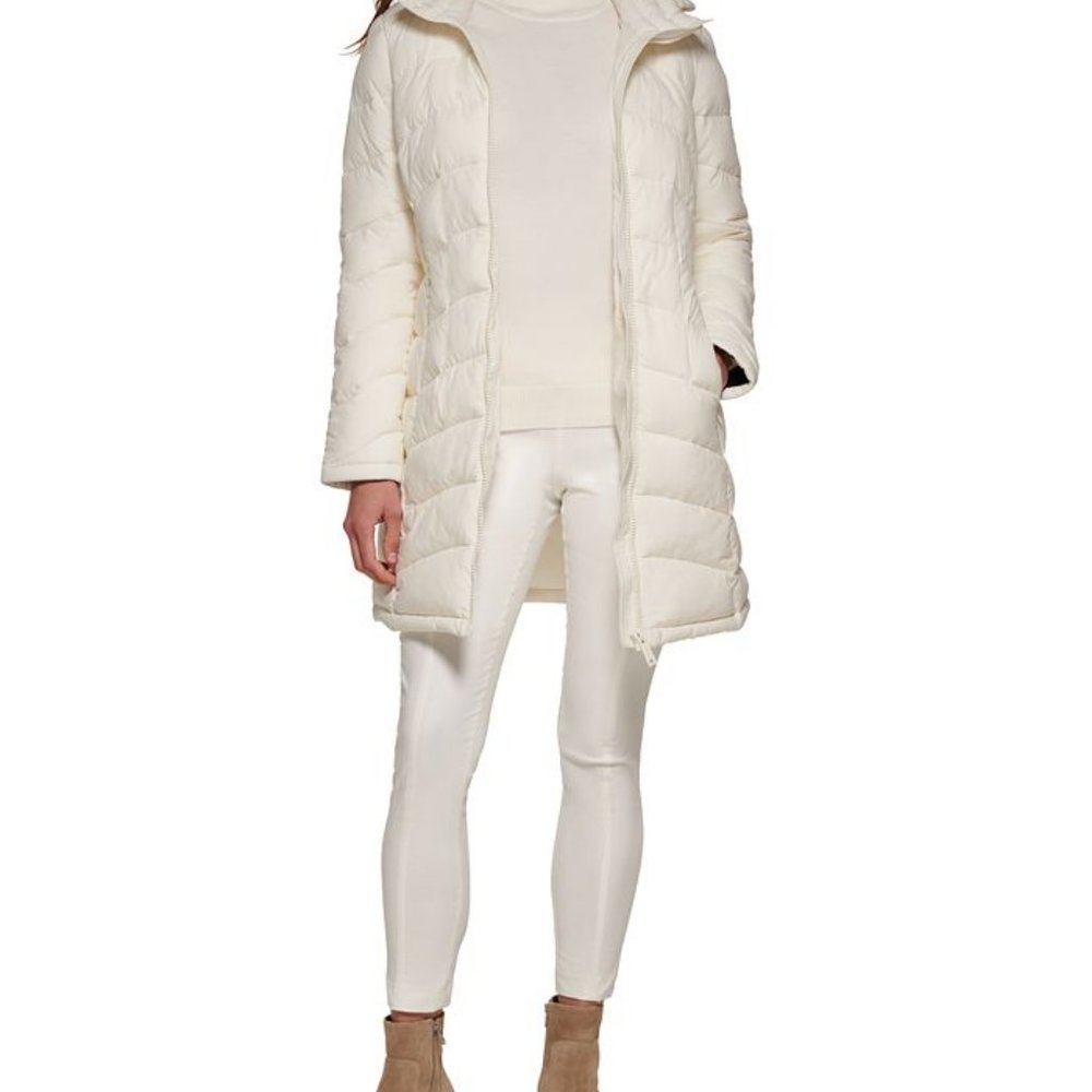 CALVIN KLEIN Women's Hooded Packable Puffer Coat, Created for Macy's